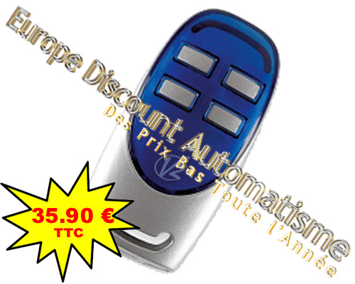 Télécommande V2 - Emetteur Handy 4, Fréquence 433 Mhz